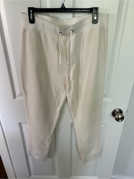 James Perse Other - James Perse Cream Waffle-Knit Drawstring Sweatpants
